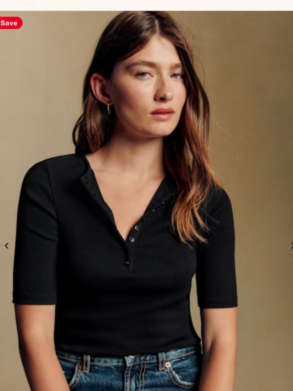 Sezane Theodora T-Shirt in Black